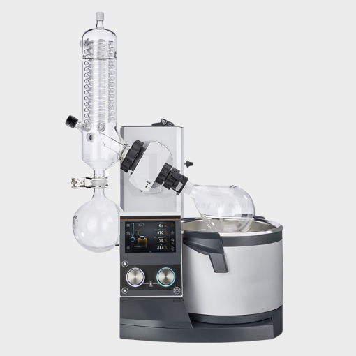 Bitumen extraction with rotary evaporator
