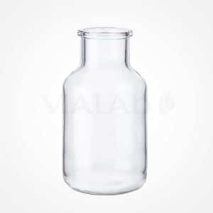 Flacon en verre large encollure