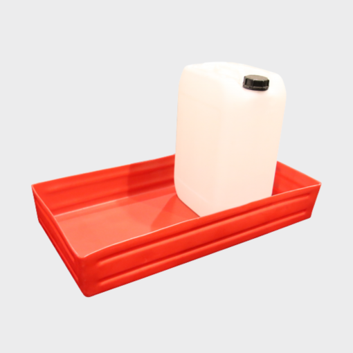 Bac de rétention pour étagère